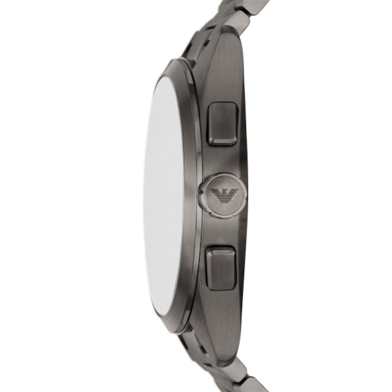 Emporio Armani Men's Chronograph Grey Tone Bracelet Watch