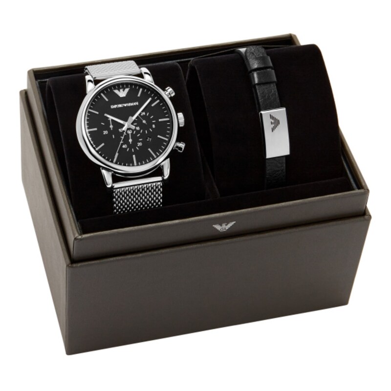 Emporio Armani Men's Watch & Bracelet Gift Set