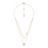 Thumbnail Image 1 of Michael Kors Brilliance 14ct Gold Plated Layered Necklace