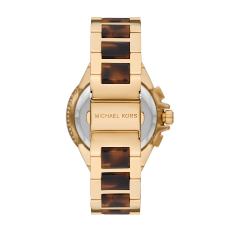 Main Image 2 of Michael Kors Camille Ladies' Tortoiseshell Two Tone Bracelet Watch