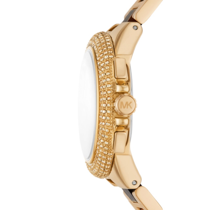 Michael Kors Camille Ladies' Tortoiseshell Two-Tone Bracelet Watch