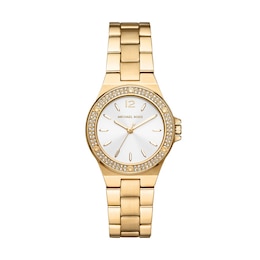 Michael Kors Lennox Ladies' Gold Tone Bracelet Watch