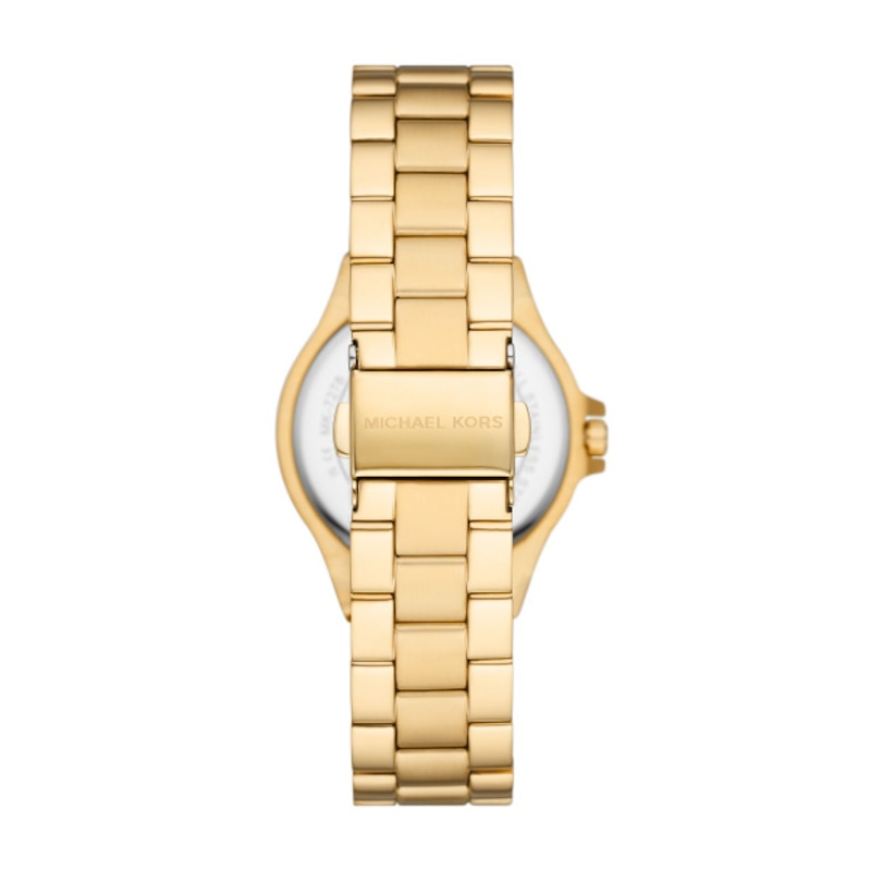 Main Image 2 of Michael Kors Lennox White Dial & Gold Tone Bracelet Watch
