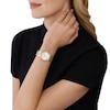 Thumbnail Image 3 of Michael Kors Lennox White Dial & Gold-Tone Bracelet Watch