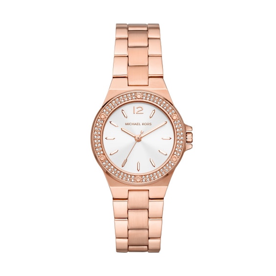 Michael Kors Mini Lennox Ladies’ Rose Gold Tone Watch