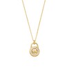 Thumbnail Image 0 of Michael Kors Yellow Gold Plated Adjustable Pendant Necklace