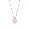 Thumbnail Image 0 of Michael Kors Rose Gold Plated & CZ Adjustable Heart Locket
