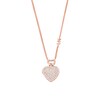 Thumbnail Image 0 of Michael Kors Rose Gold Plated & CZ Adjustable Heart Locket