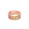 Thumbnail Image 1 of Michael Kors 14ct Rose Gold Plated Pave Ring (Size L)