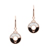 Thumbnail Image 1 of Emporio Armani Rose Gold Plated Silver CZ Drop Earrings