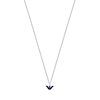 Thumbnail Image 1 of Emporio Armani Men's Stainless Steel Blue Logo Pendant