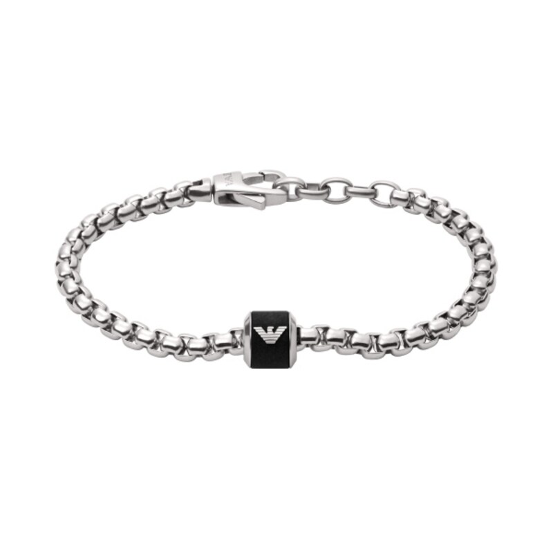 Emporio Armani's Stainless Steel Chain Bracelet
