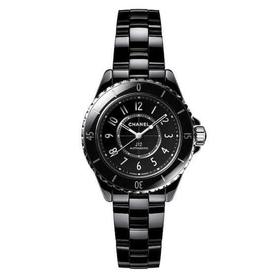 CHANEL J12 Calibre 12.1 Ladies’ Black Ceramic Bracelet Watch