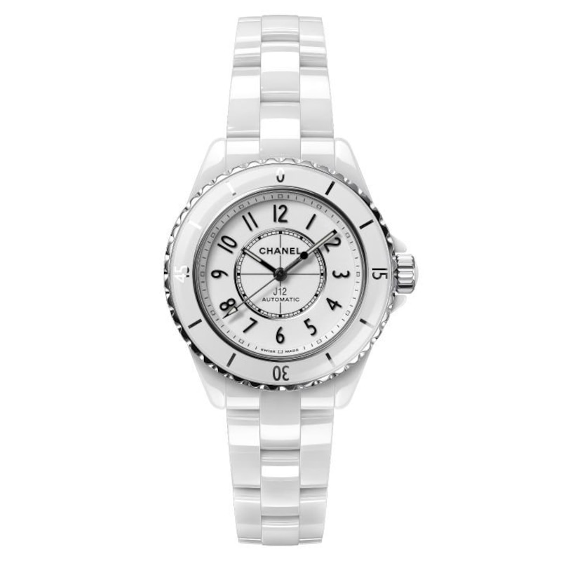 CHANEL J12 Calibre 12.2 Ladies' White Ceramic Bracelet Watch