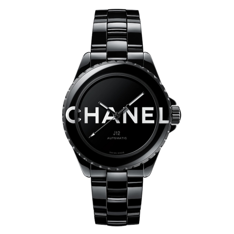 CHANEL J12 Ladies' Black Ceramic Bracelet Watch