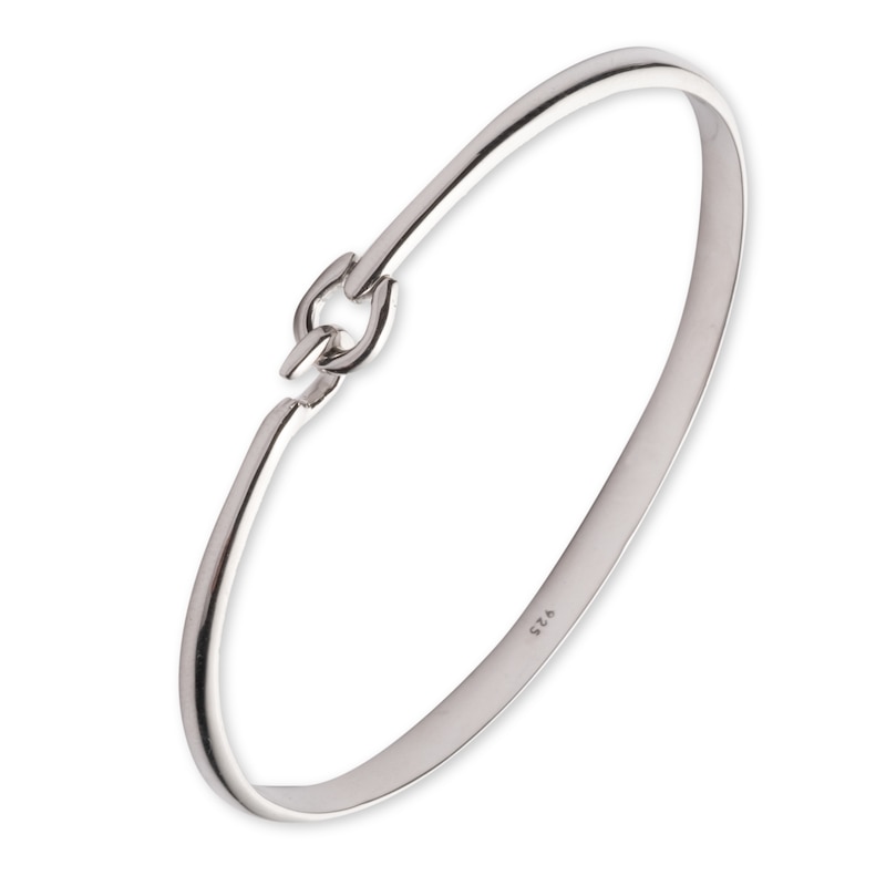 Lauren Ralph Lauren Sterling Silver Stirrup Tension Bangle