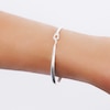 Thumbnail Image 1 of Lauren Ralph Lauren Sterling Silver Stirrup Tension Bangle