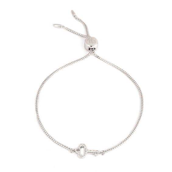 Lauren Ralph Lauren Sterling Silver 7 Cubic Zirconia Key Bra