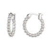 Thumbnail Image 0 of Lauren Ralph Lauren Sterling Silver 16mm Bead Hoop Earrings