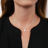 Thumbnail Image 1 of Lauren Ralph Lauren Silver & Diamonds Padlock Pendant