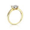 Thumbnail Image 2 of 9ct Yellow Gold 0.50ct Total Diamond Cluster Ring