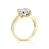Thumbnail Image 3 of Engagement Ring 9ct Yellow Gold 1ct Diamond Cluster Ring