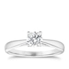 Thumbnail Image 1 of 9ct White Gold 0.50ct Diamond Solitaire Ring