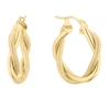 Thumbnail Image 0 of 9ct Yellow Gold Double Row Twist Hoop Earrings