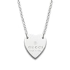 Thumbnail Image 0 of Gucci Trademark Engraved Heart Silver Necklace