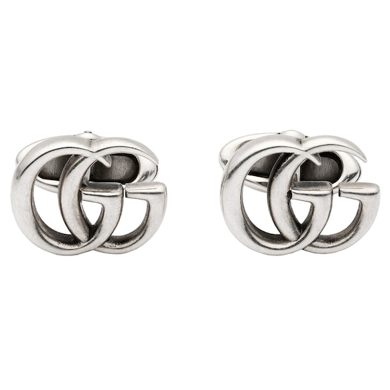 Gucci GG Marmont Men’s Silver Cufflinks