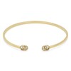 Thumbnail Image 0 of Gucci 18ct Yellow Gold Diamond Open Bangle 18cm