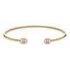 Thumbnail Image 1 of Gucci 18ct Yellow Gold Diamond Open Bangle 18cm