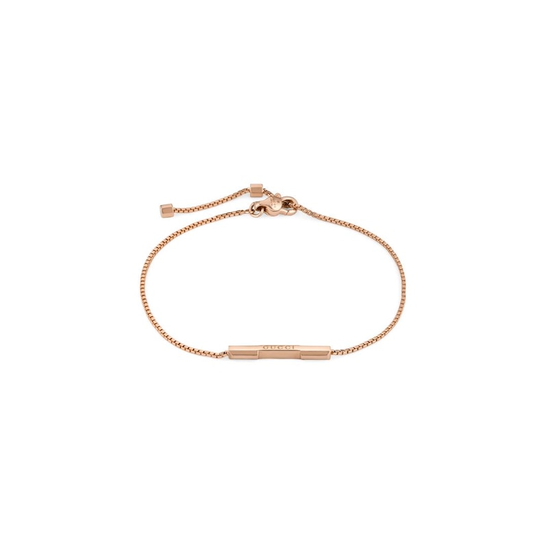 Gucci Link to Love 18ct Rose Gold 7 Inch Bracelet