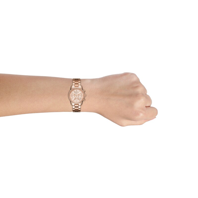Michael Kors Ritz Ladies' Rose Gold Tone Bracelet Watch