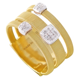 Marco Bicego 18ct Yellow Gold Masai 0.13ct Diamond Ring