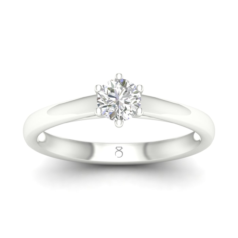 Main Image 1 of The Diamond Story 18ct White Gold 0.30ct Diamond Ring
