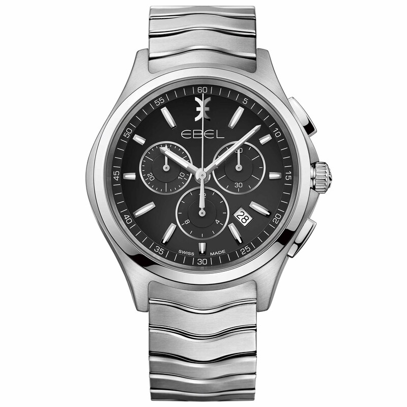Ebel Wave Men's Stainless Steel Bracelet Watch