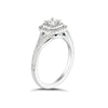 Thumbnail Image 1 of Vera Wang 18ct White Gold 0.69ct Total Diamond Halo Ring