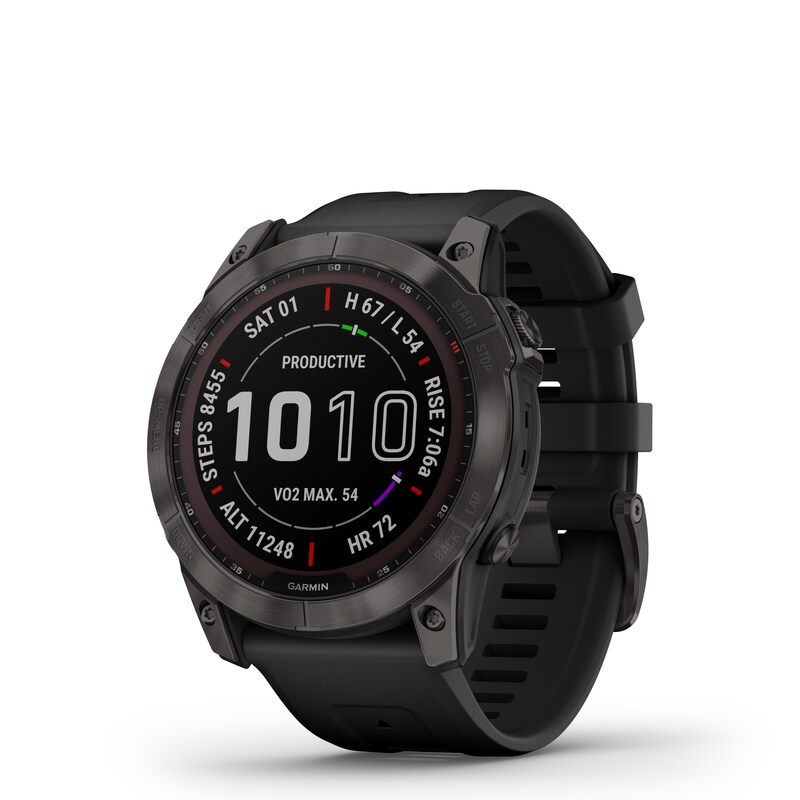 Garmin Fenix 7X Solar Carbon Grey Strap Smartwatch
