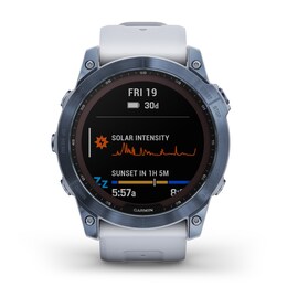 Garmin Fenix 7S Solar White Silicone Strap Smartwatch