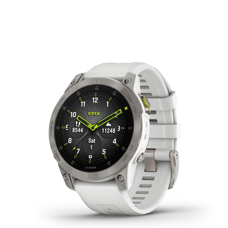 Garmin Epix Gen 2 White Leather Strap Smartwatch