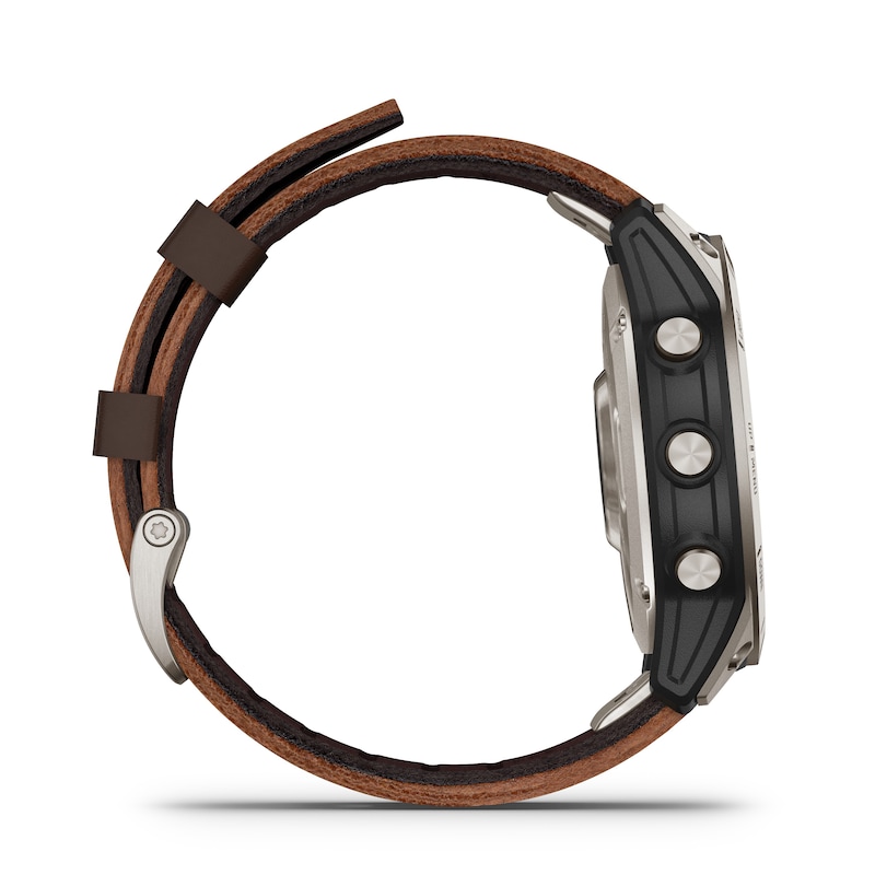 Garmin D2 Mach 1 Brown Leather Strap Smartwatch