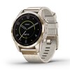 Thumbnail Image 2 of Garmin Fenix 7S Solar Cream Silicone Strap Smartwatch