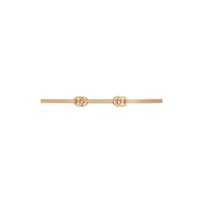 Gucci GG Running 18ct Rose Gold Bangle