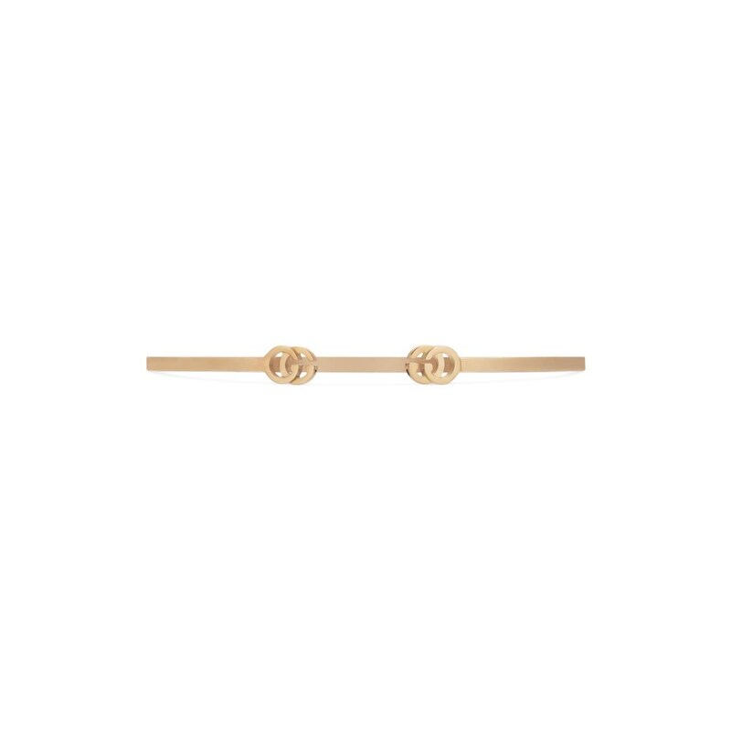 Gucci GG Running 18ct Rose Gold Bangle