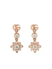 Thumbnail Image 0 of Gucci Flora 18ct Rose Gold 0.28ct Diamond Drop Earrings
