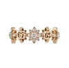 Thumbnail Image 1 of Gucci 18ct Rose Gold Diamond Flora Ring (Size Q-P)