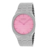 GUCCI 25H Pink Dial Stainless Steel Bracelet Watch