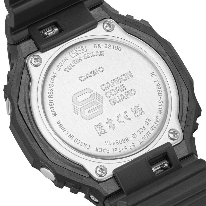 G-Shock GA-B2100-1A1ER Men's Black Resin Bracelet Watch