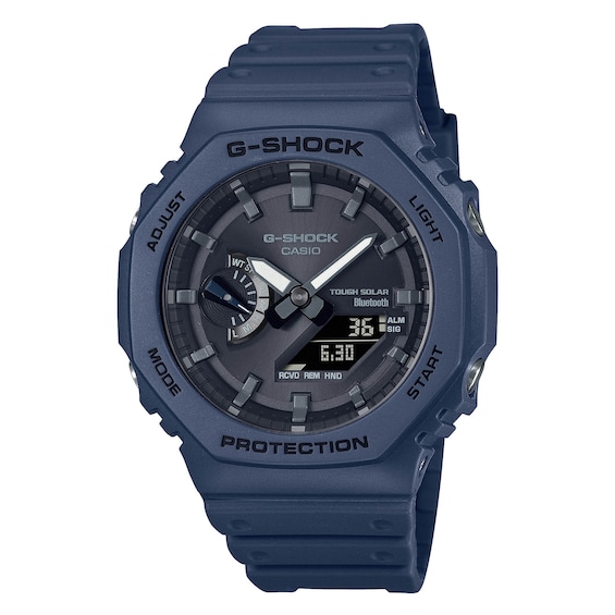 G-Shock GA-B2100-2AER Men’s Bluetooth Solar 2100 Series Blue Resin Watch